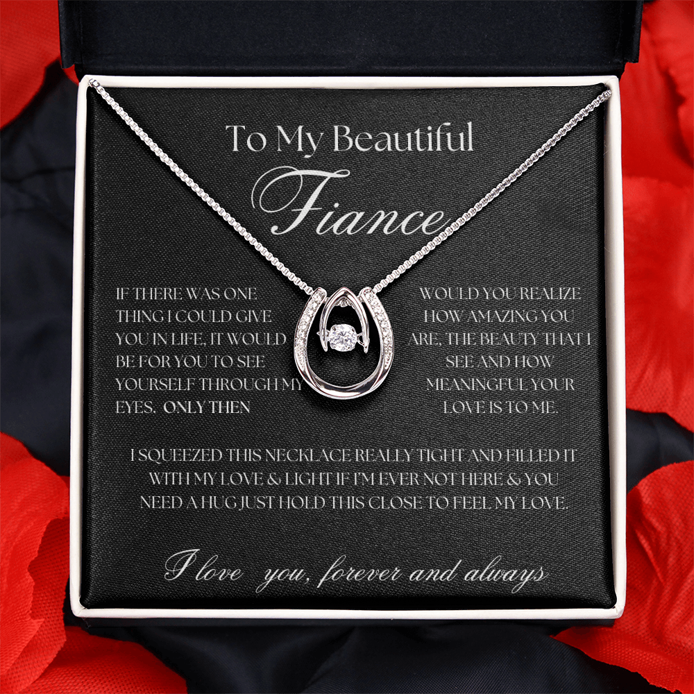 To my Fiance... Lucky In Love Necklace