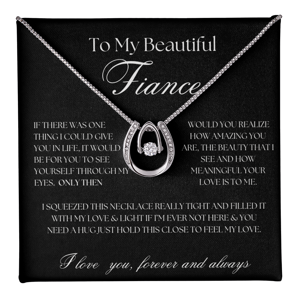 To my Fiance... Lucky In Love Necklace