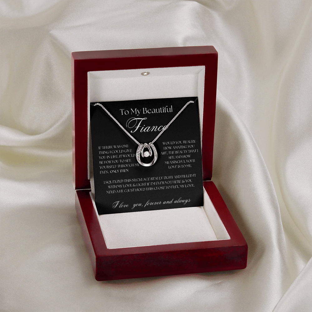 To my Fiance... Lucky In Love Necklace